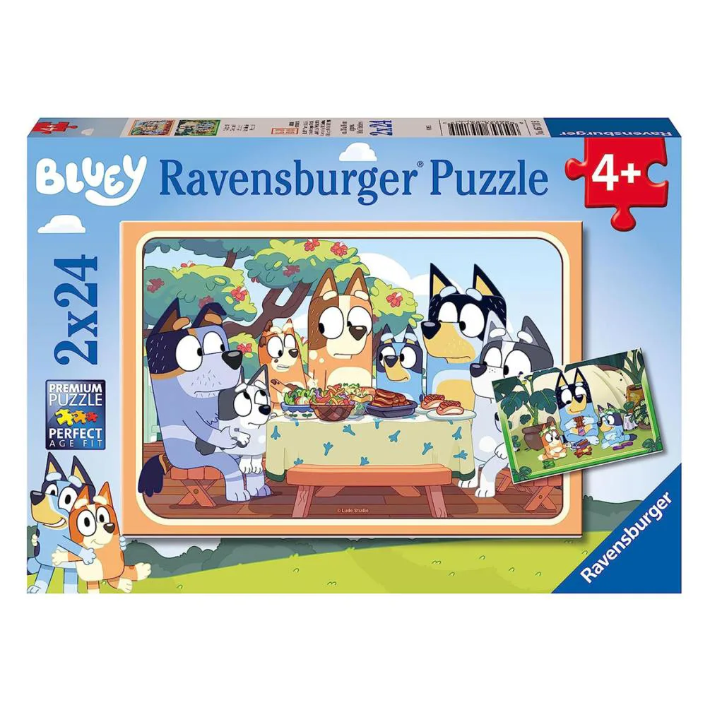 Bluey 2 x 24pc Jigsaw Puzzles