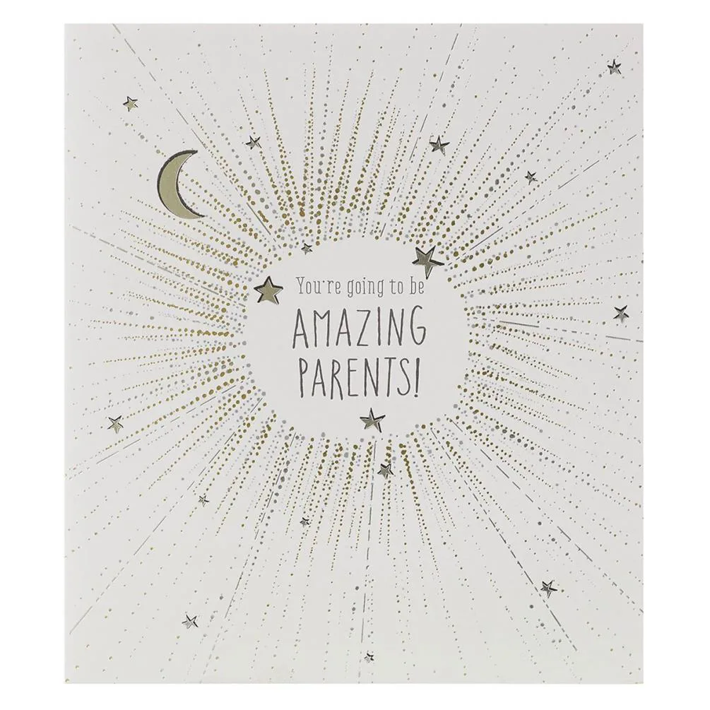 Starry Design Parents To Be Card