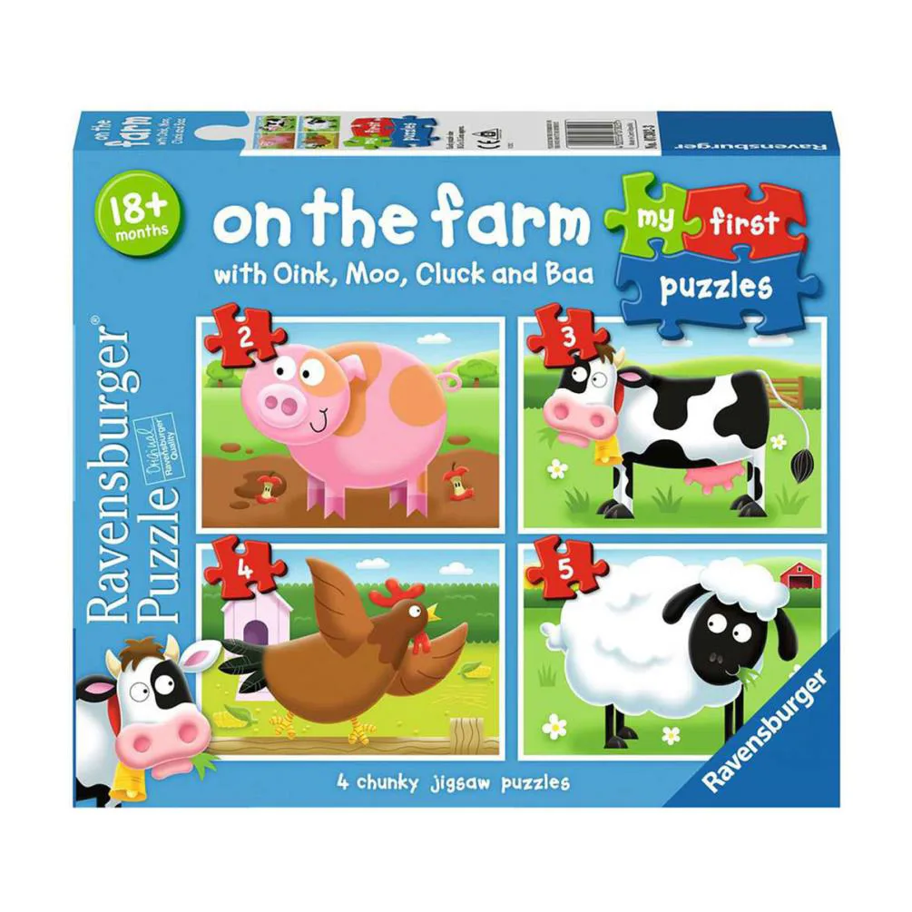 On the Farm 4 In a Box My First Puzzles