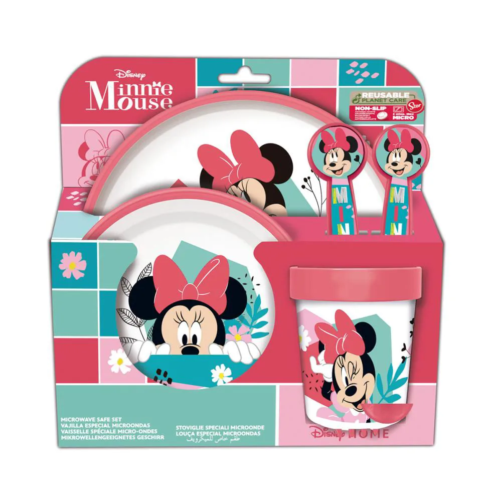 Minnie Mouse 5 Piece Premium Mealtime Set