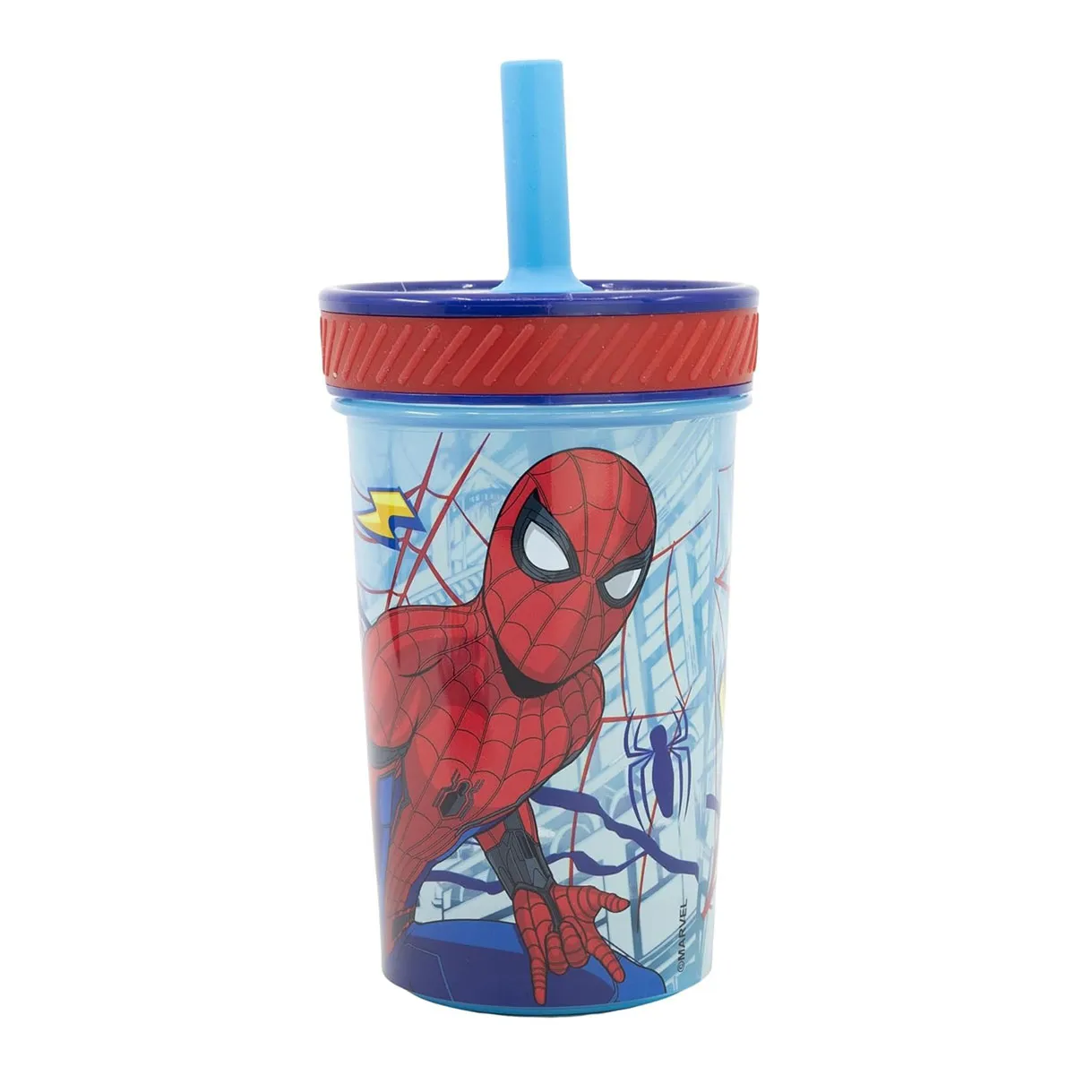 Marvel Spiderman 370ml Plastic Drinks Bottle