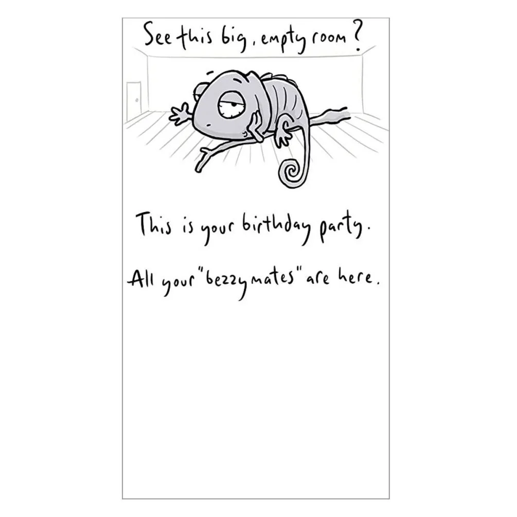 Your Birthday Party Leon Humour Birthday Card