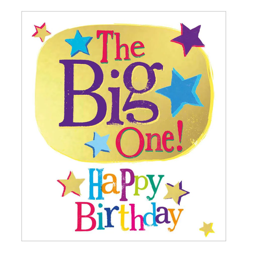 The Big One! The Bright Side Birthday Card