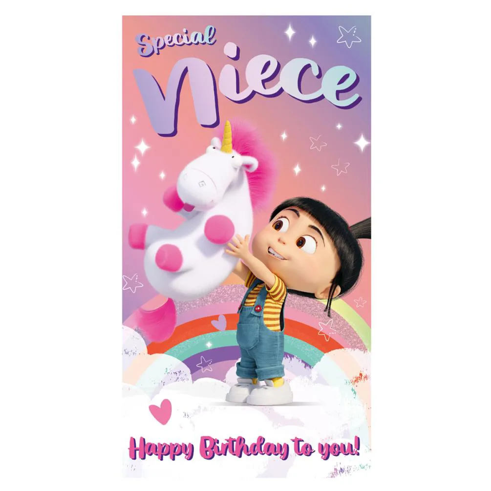 Special Niece Minions Birthday Card