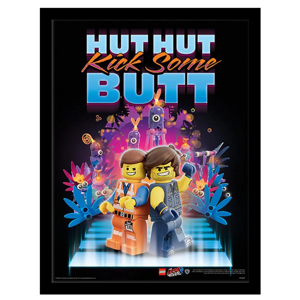 The Lego Movie Hut Hut Framed Print