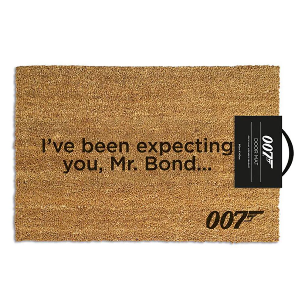 James Bond I've Been Expecting You Doormat