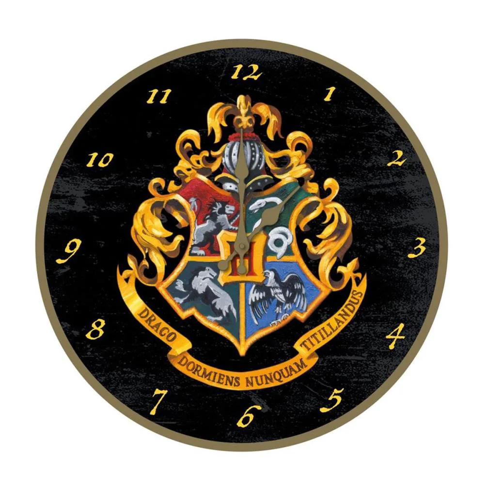 Harry Potter Colourful Crest Wall Clock