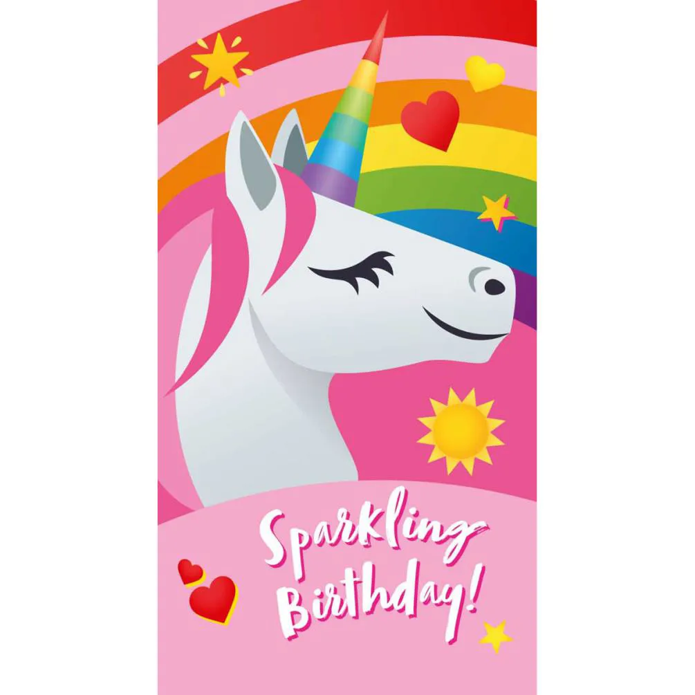 Sparkling Birthday Joy Pixels Emoji Birthday Card