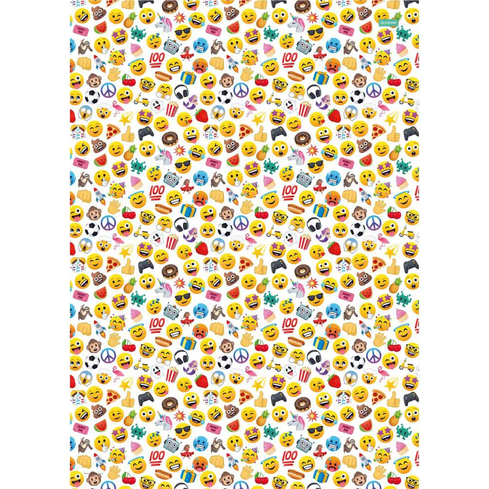 Joy Pixels Emoji 4m Roll Wrap