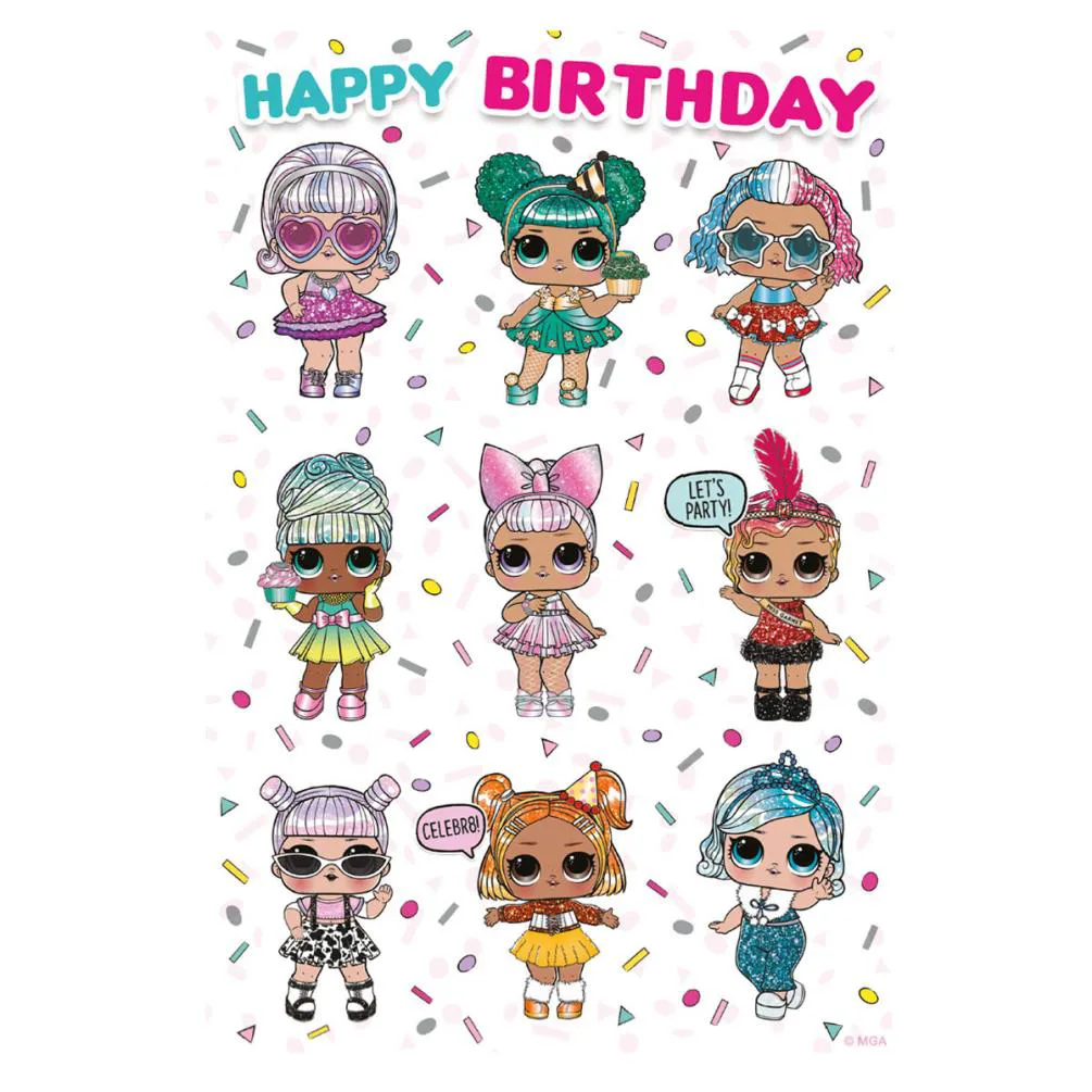 LOL Surprise Happy Birthday Card