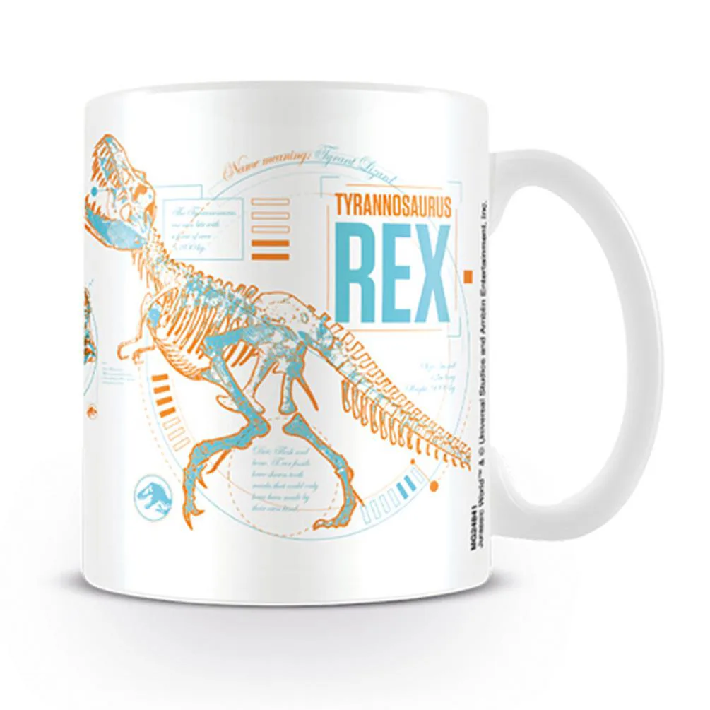 Jurassic World T Rex Stats Boxed Mug