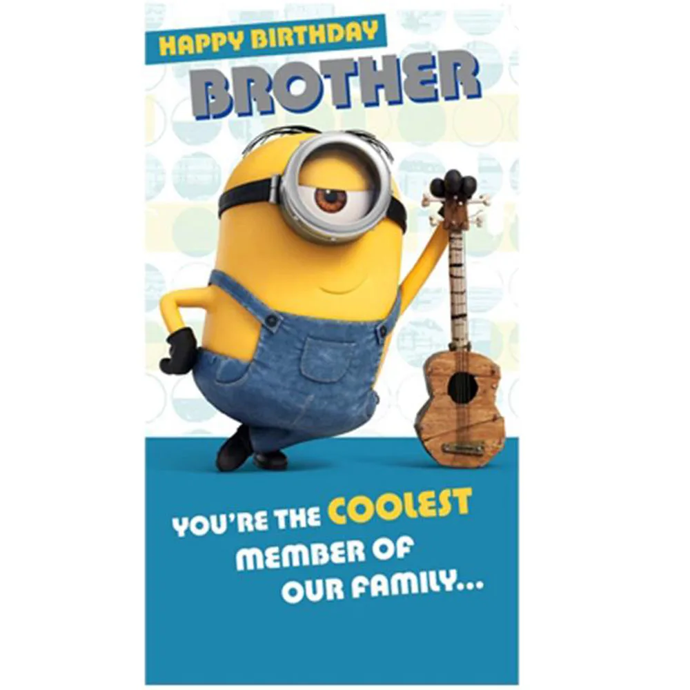 Brother Minions Birthday Card £2.45