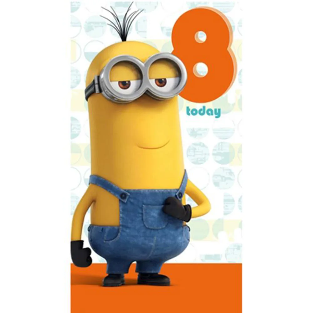8 Today Minions Birthday Card