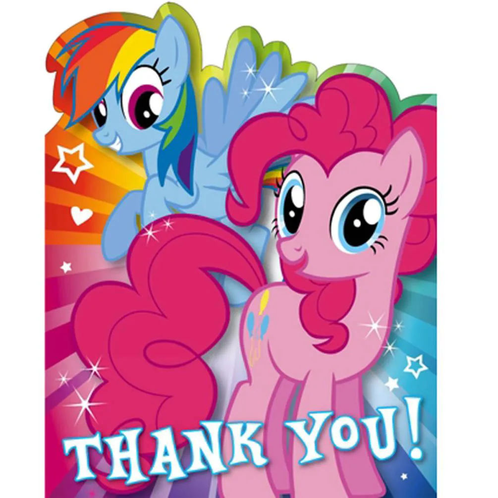 My Little Pony Party Thank You Pack
