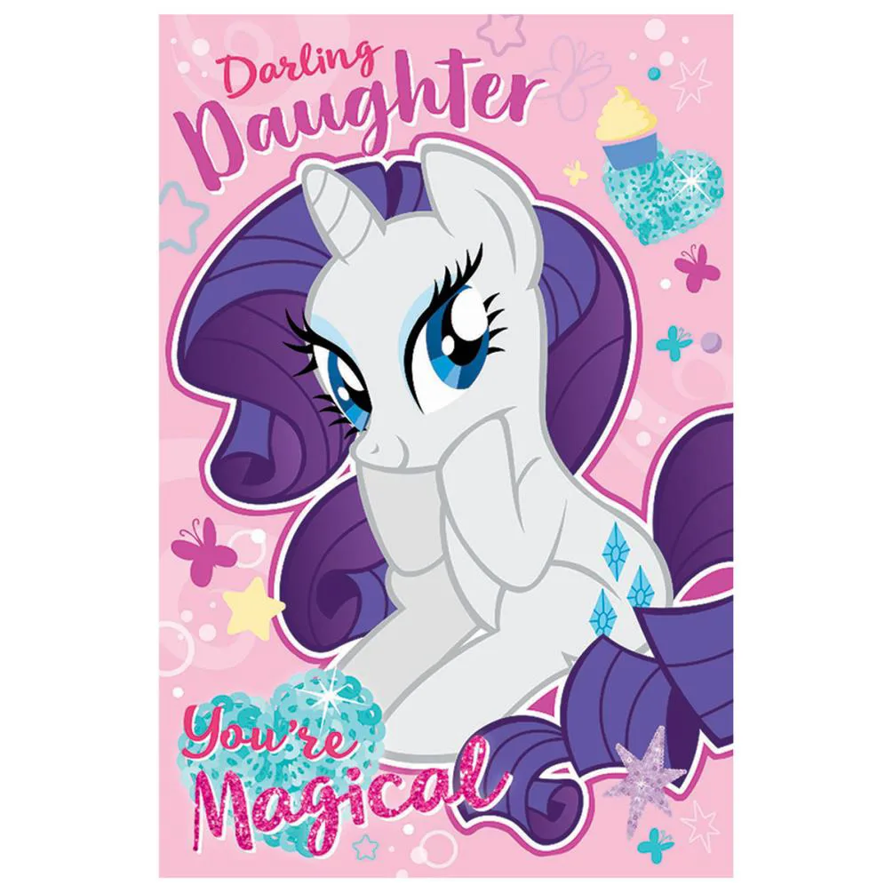 Darling Daughter My Little Pony Birthday Card