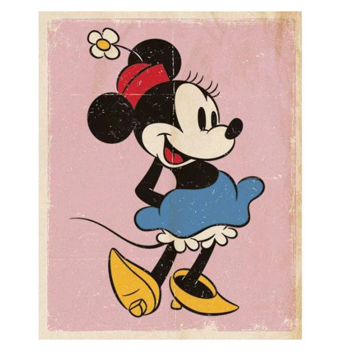 Minnie Mouse Retro Poster