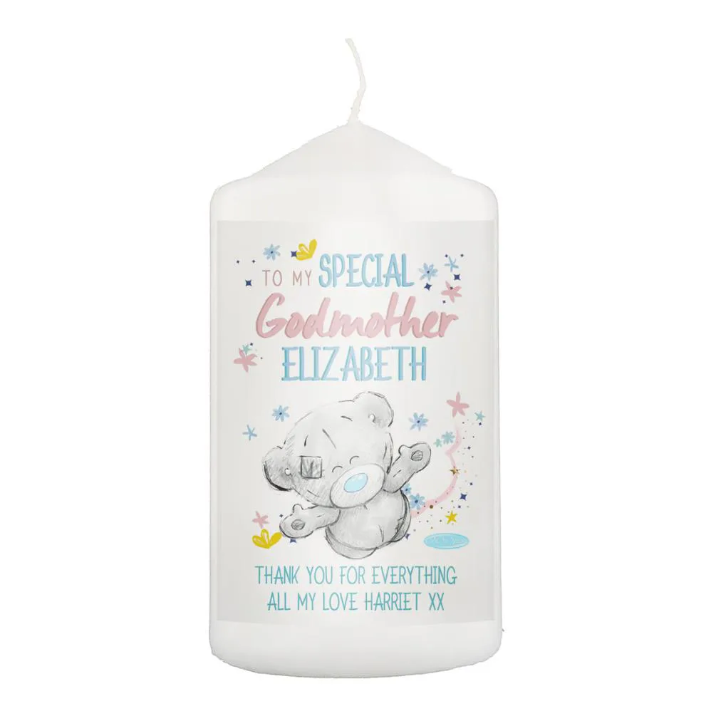 Personalised Me to You Godmother Pillar Candle