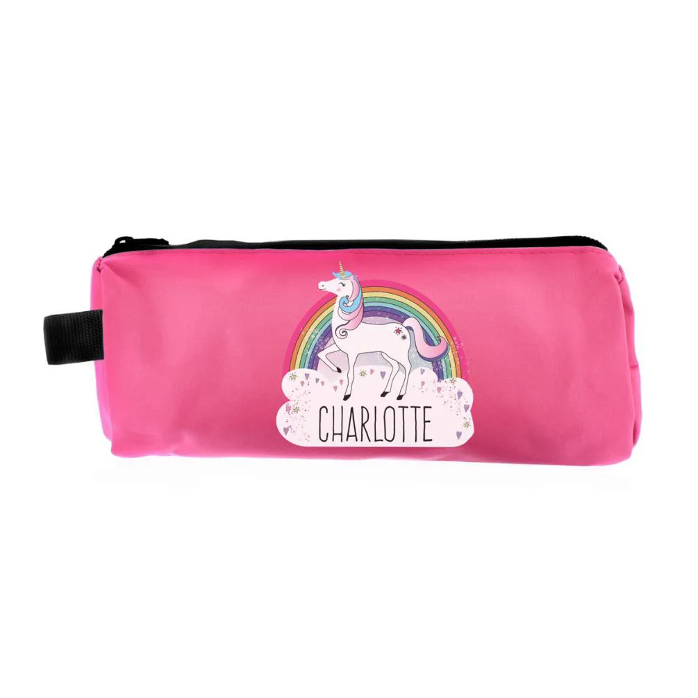 Personalised Unicorn Pink Pencil Case