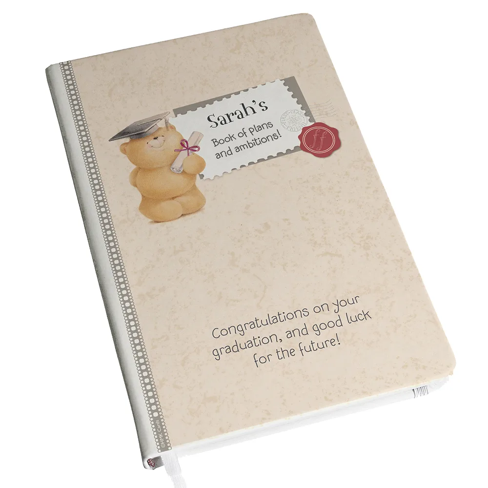 Personalised Forever Friends Graduation Hard Back Notebook £13.99