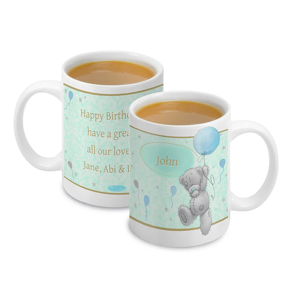 Personalised Me to You Birthday Balloon Mug