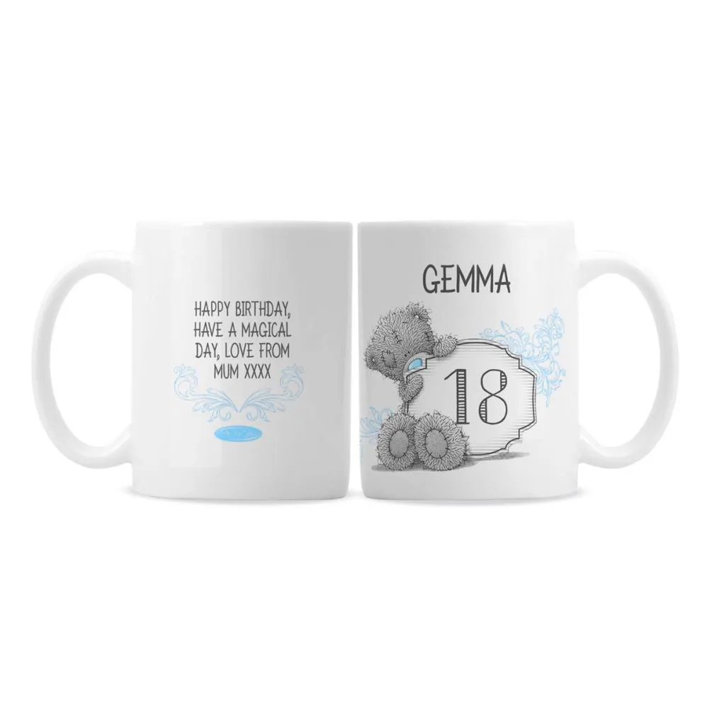 Personalised Me to You Bear Signature Age Birthday Mug