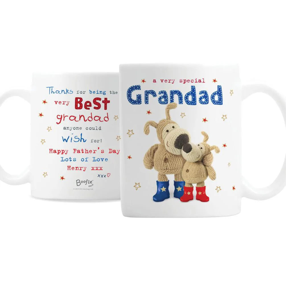Personalised Boofle Special Grandad Mug