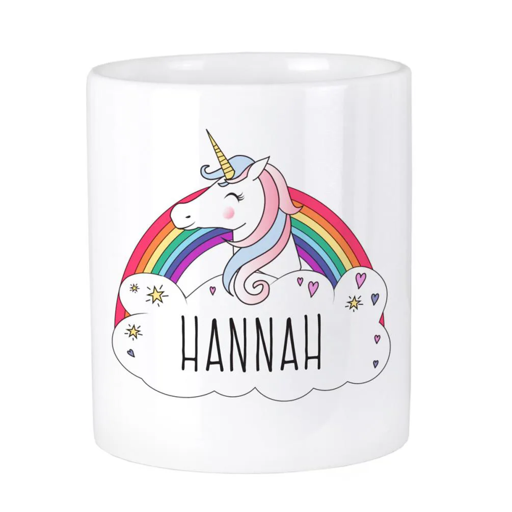 Personalised Unicorn Ceramic Storage Pot