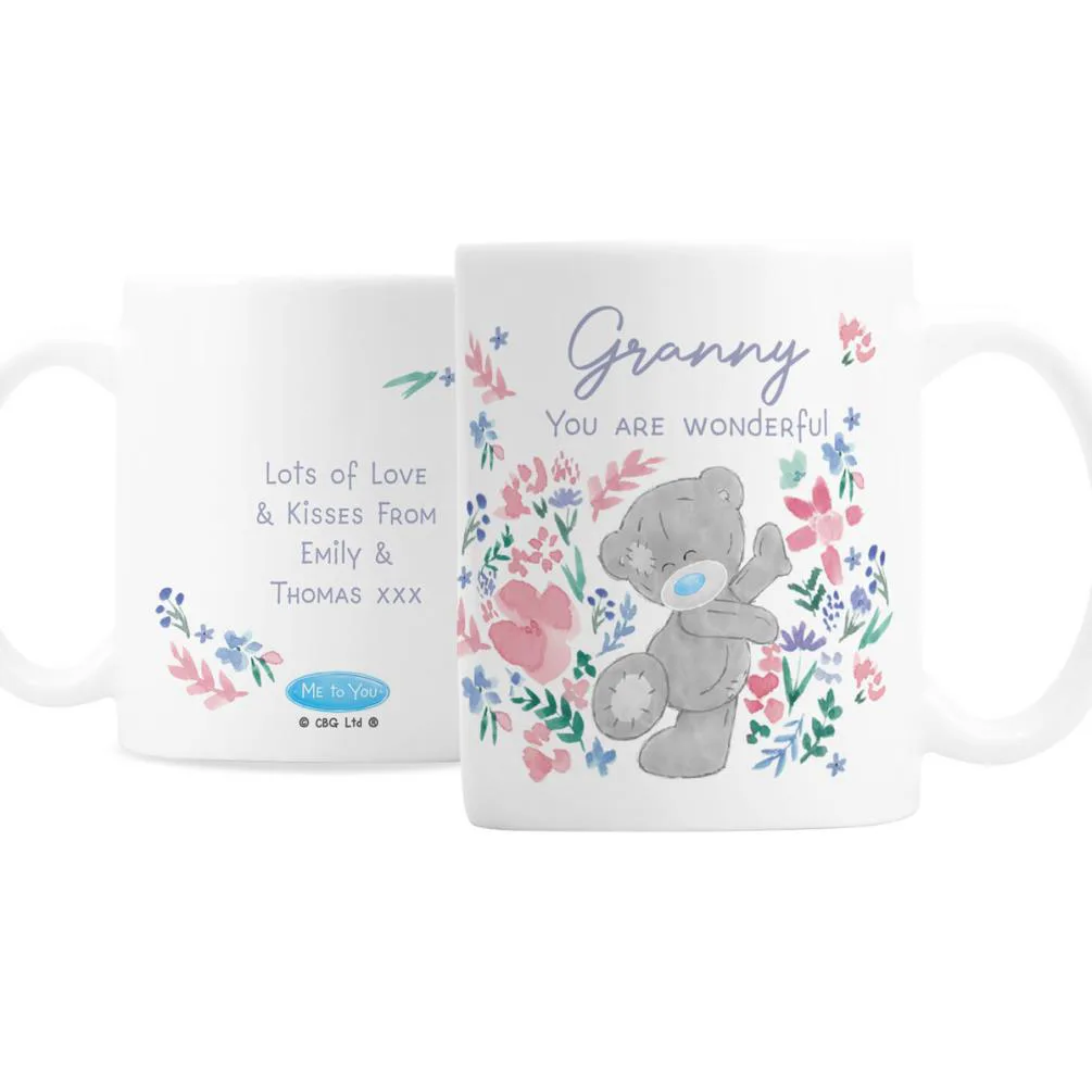 Personalised Me to You Floral Mug