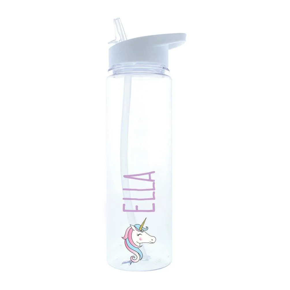 Personalised Unicorn Island Water Bottle