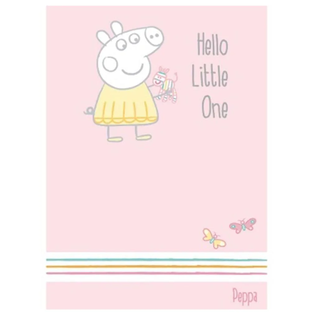 Peppa Pig New Baby Girl Card