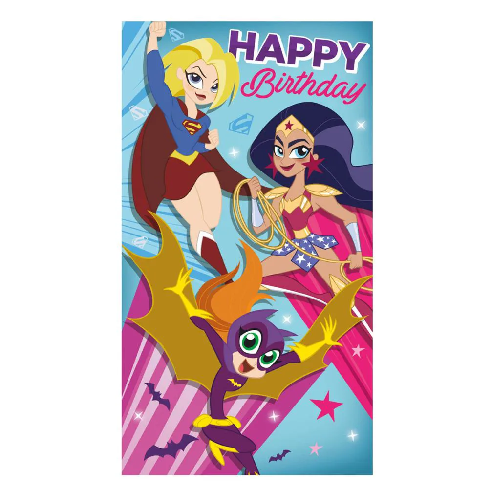 DC Super Hero Girls Birthday Card
