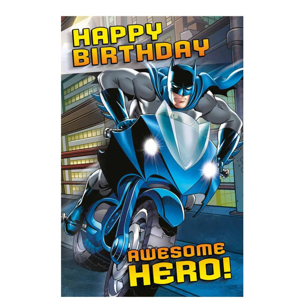 Batman Awesome Birthday Card