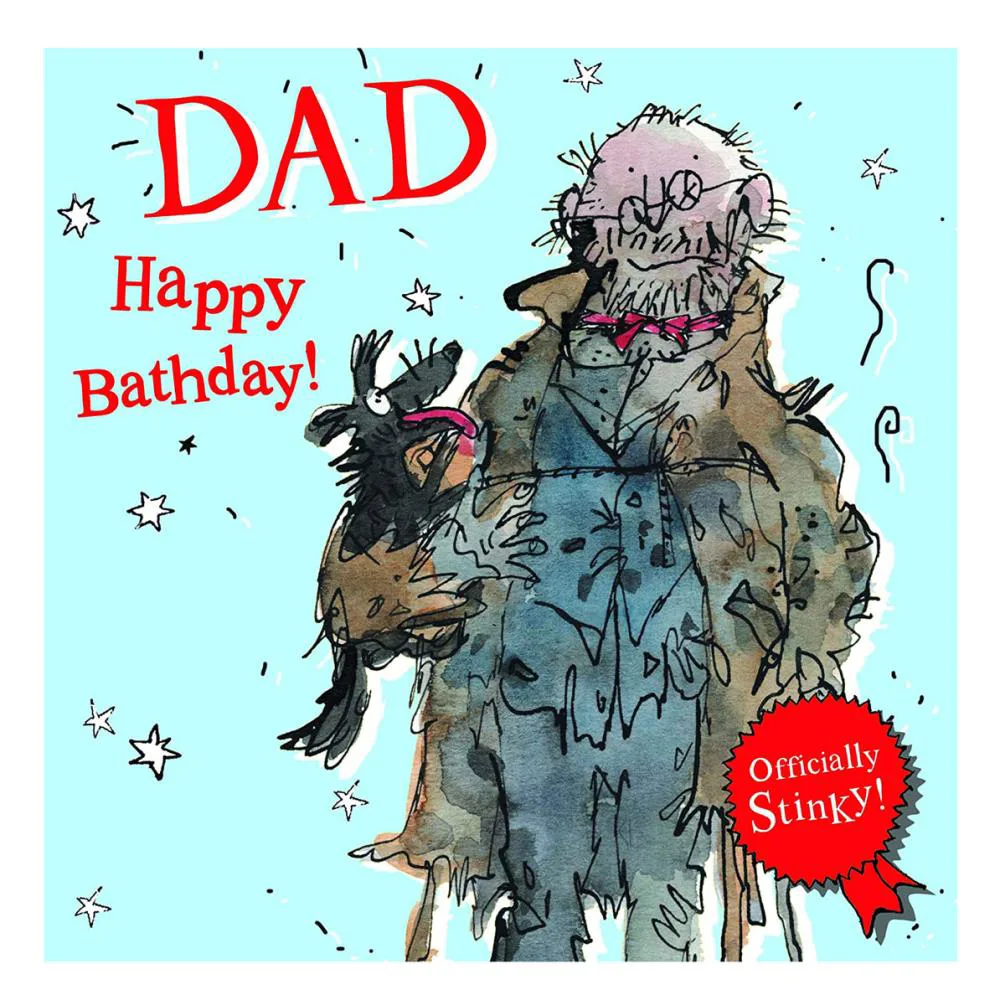 Dad Mr Stink David Walliams Birthday Card