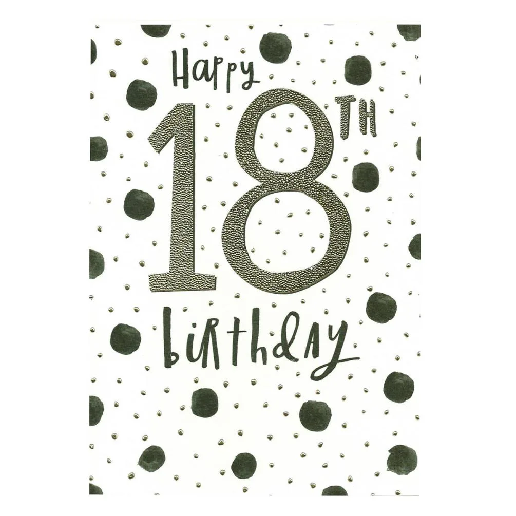 Happy 18th Birthday Card