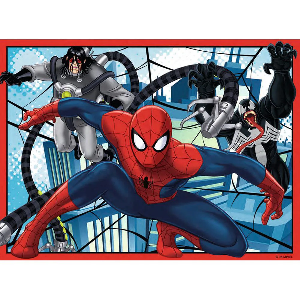 4 in a Box Ultimate Spider-Man Jigsaw Puzzles Extra Image 2