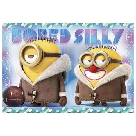 Bored Silly 35pc Minions Jigsaw Puzzle Extra Image 1