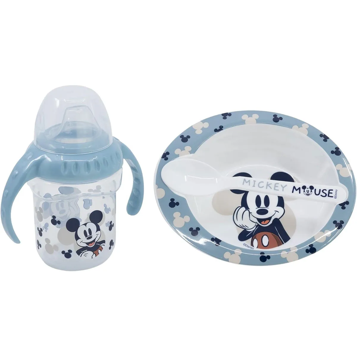 Disney Mickey Mouse 3 Piece Baby Feeding Set Extra Image 1