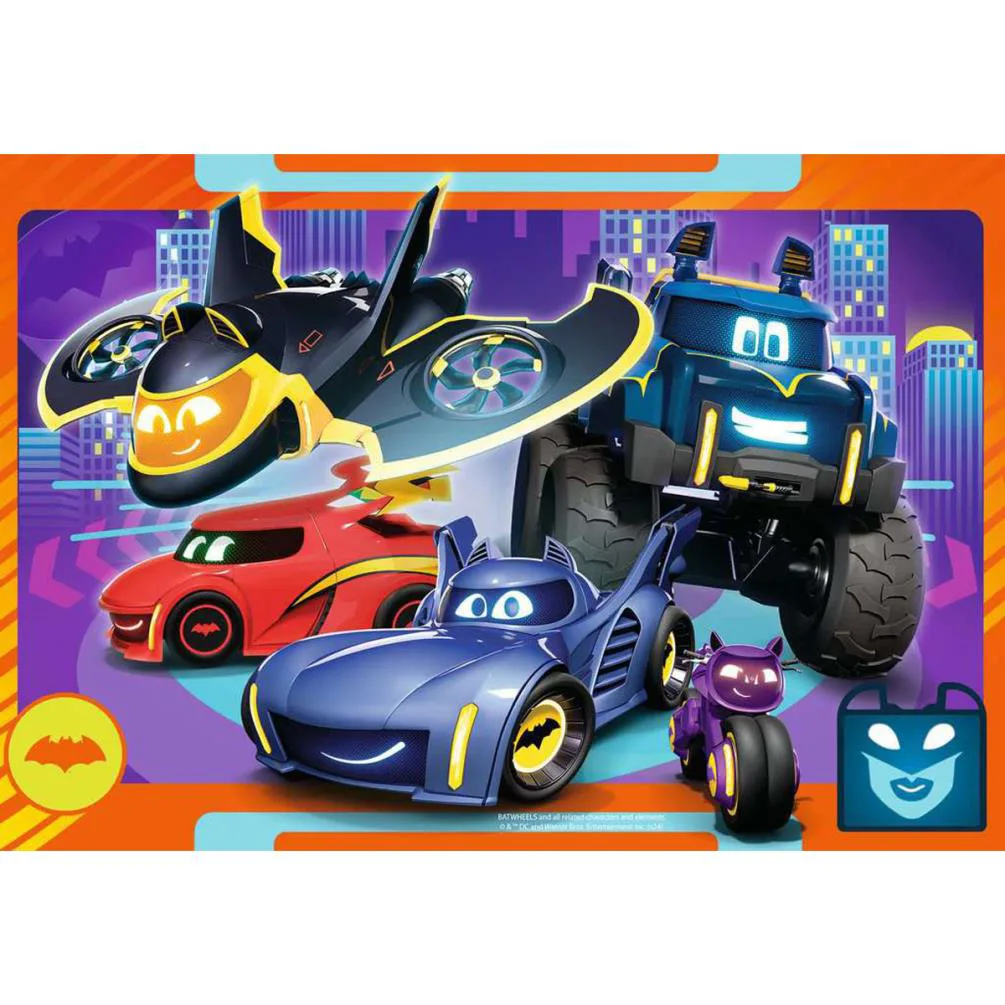 Batwheels 2 x 24pc Jigsaw Puzzles Extra Image 1
