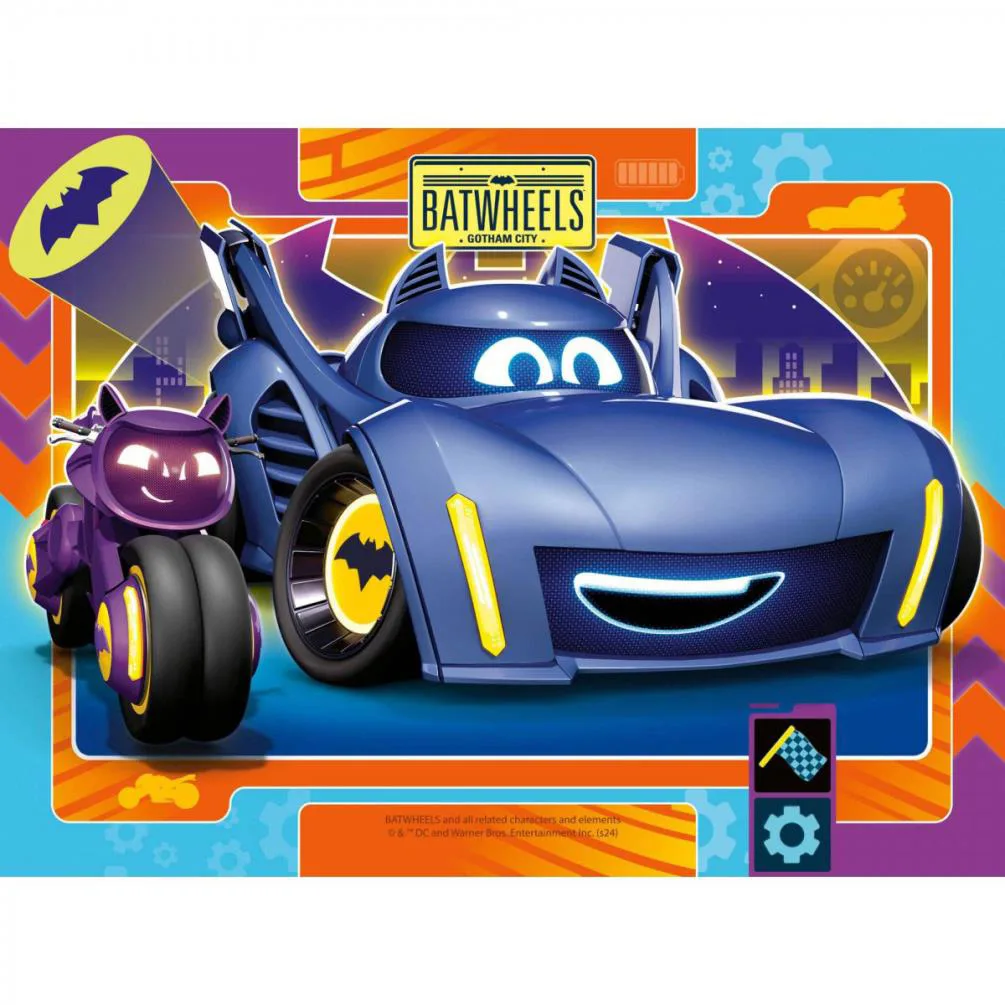 Batwheels 4 in a Box Jigsaw Puzzles Extra Image 1