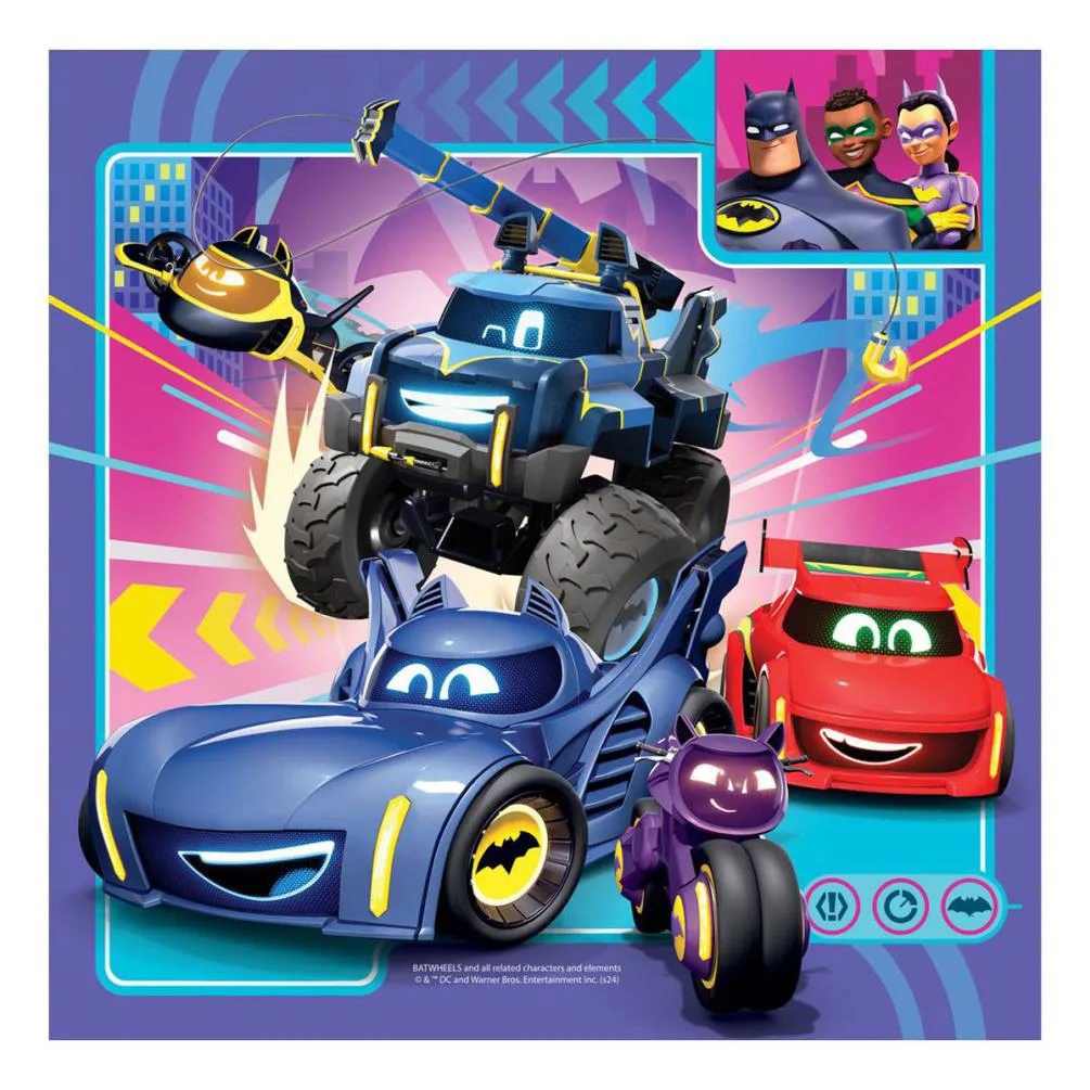 Batwheels 3 x 49pc Jigsaw Puzzles Extra Image 1