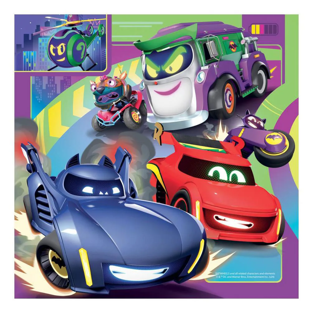 Batwheels 3 x 49pc Jigsaw Puzzles Extra Image 2