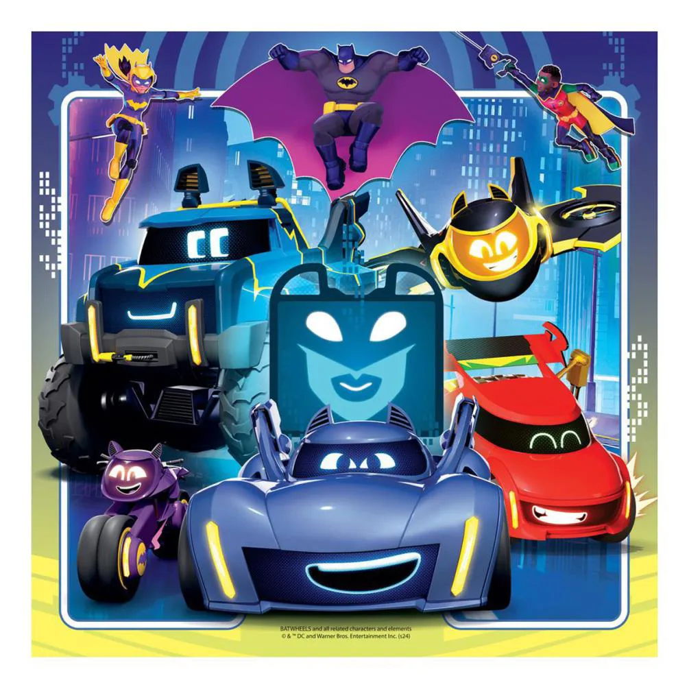 Batwheels 3 x 49pc Jigsaw Puzzles Extra Image 3