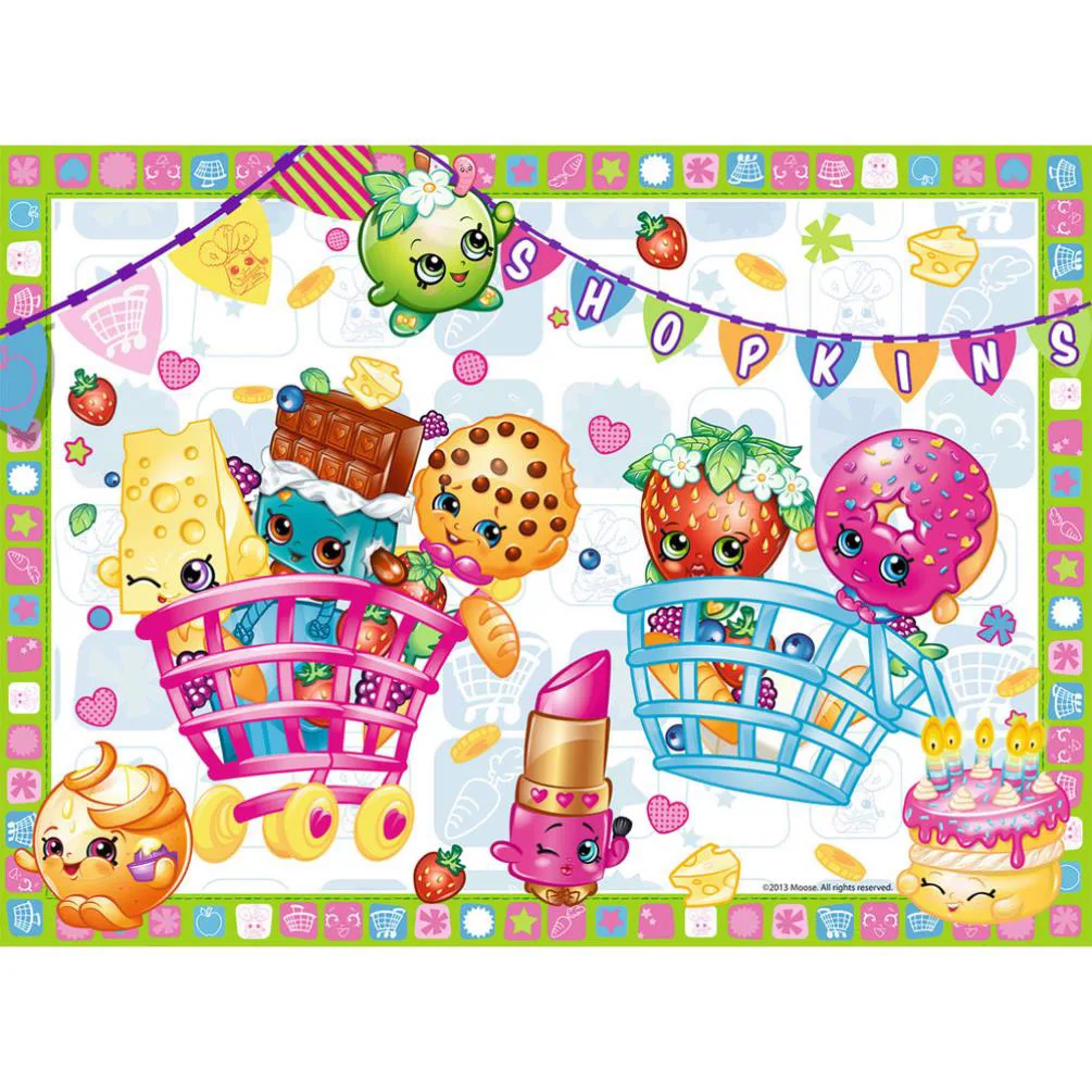 Shopkins XXL 100pc Jigsaw Puzzle Extra Image 1