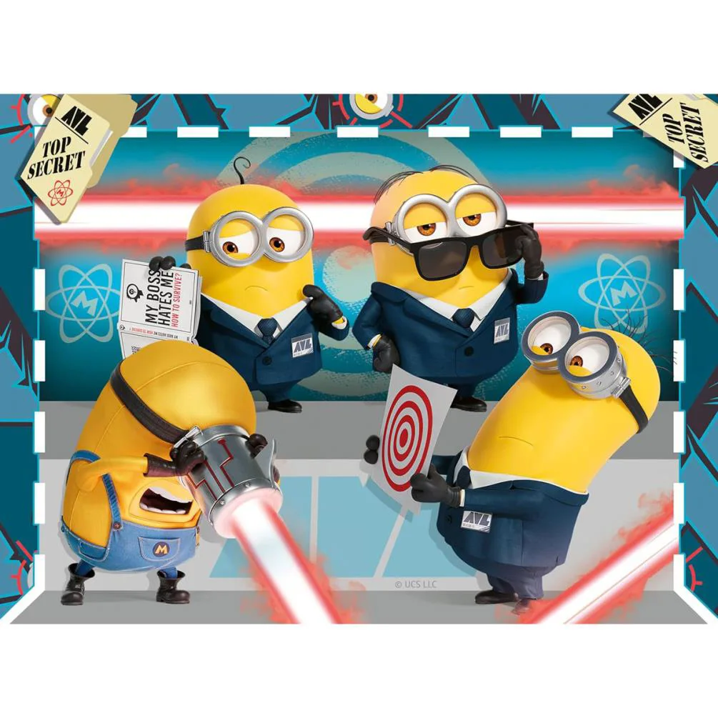 Despicable Me 4 Jigsaw Puzzles 4 in a Box Extra Image 1