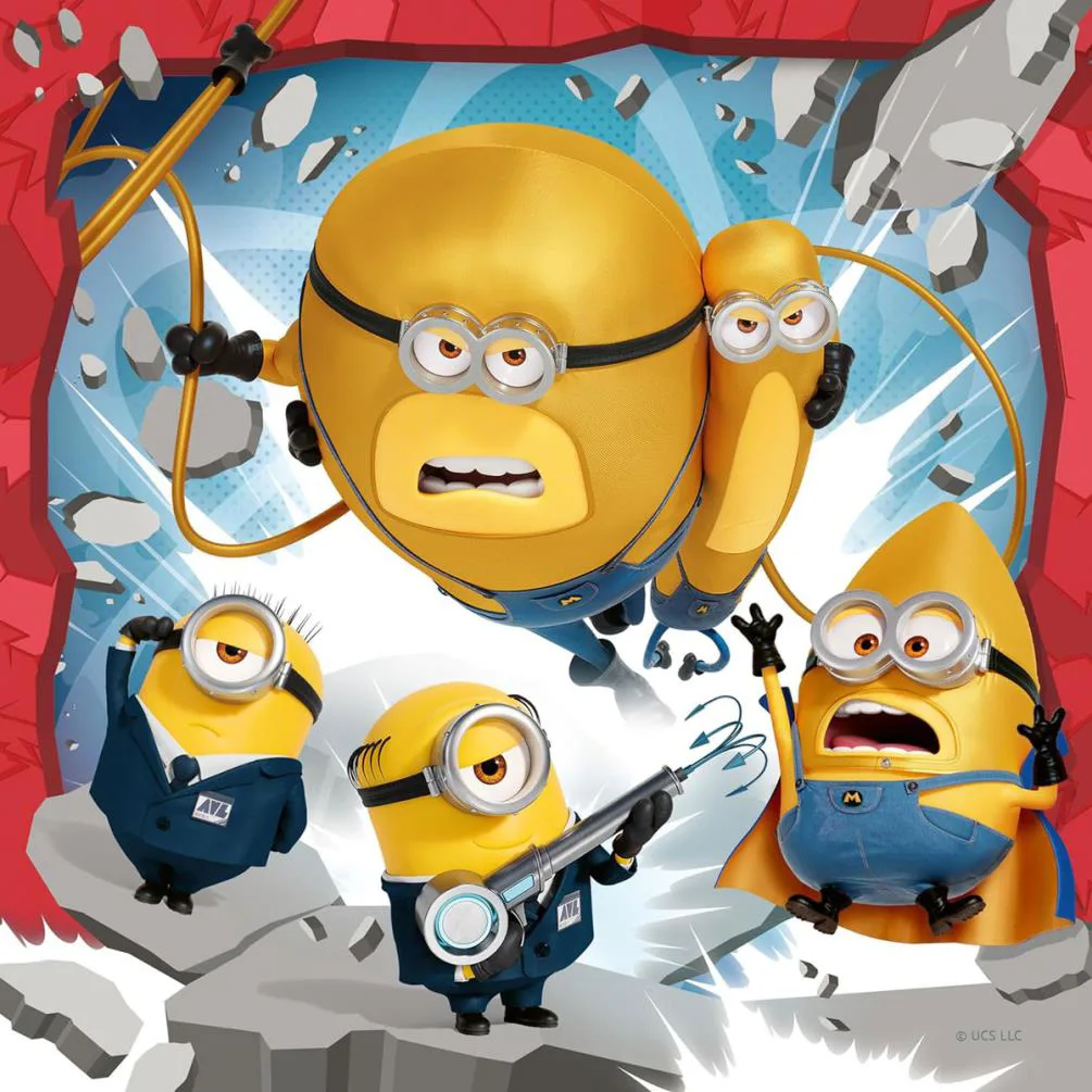 Despicable Me 4 3 x 49pc Jigsaw Puzzles Extra Image 1