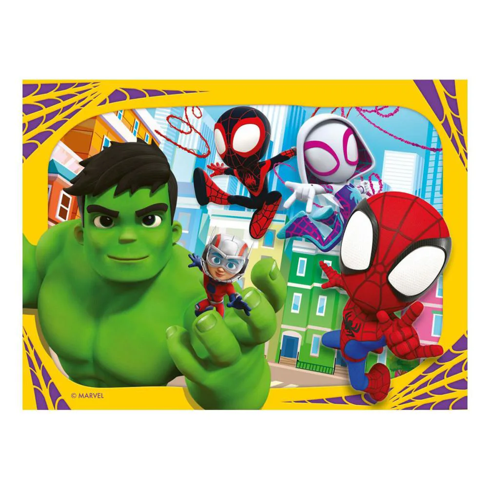 Spidey & His Amazing Friends 4 in a Box Jigsaw Puzzles Extra Image 2