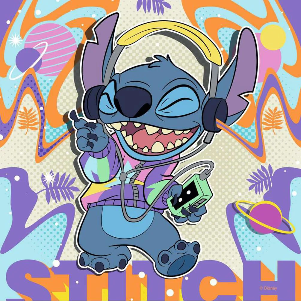Disney Stitch 3 x 49pc Jigsaw Puzzles Extra Image 1