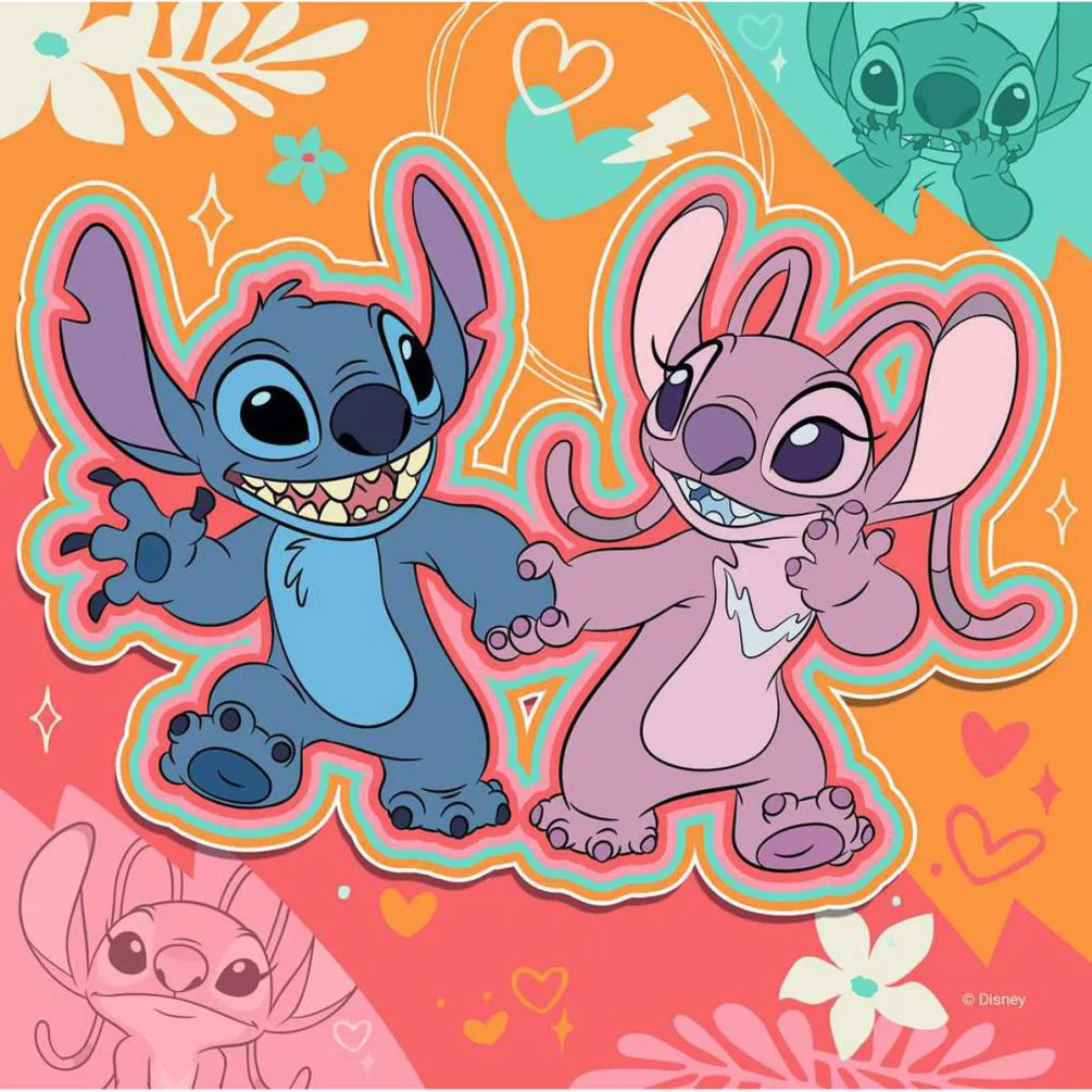 Disney Stitch 3 x 49pc Jigsaw Puzzles Extra Image 2