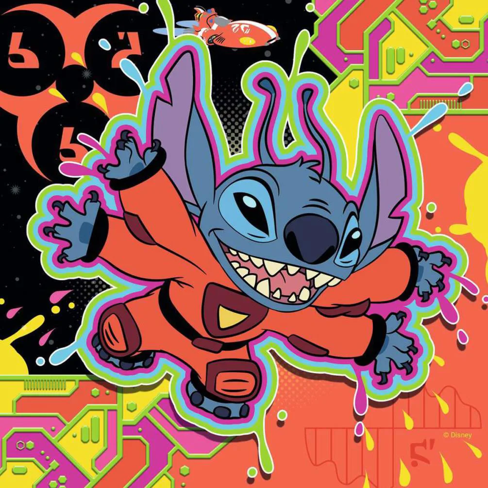 Disney Stitch 3 x 49pc Jigsaw Puzzles Extra Image 3