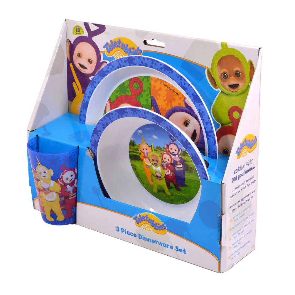 Teletubbies 3 Piece Plastic Mealtime Set Extra Image 1